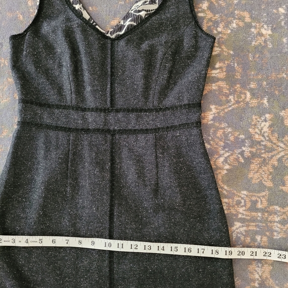 Sigrid Olsen speckled wool rickrack dress 2 - Picture 11 of 12